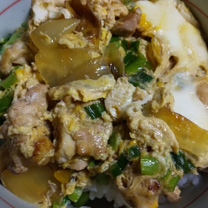 簡単！ニラ入り親子丼